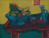 Jan Neethling, Still Life, acrylic on canvas laid down on board