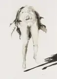 Minnette Vári, Life of Baubo: Apotrope III, ink on paper