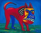 Norman Catherine, My Monster, oil on canvas