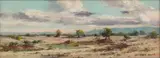 Bushveld Landscape by Otto Klar, oil on board, sold Apr 2023