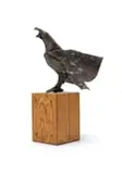 Rhona Stern, Falcon, bronze on wooden base