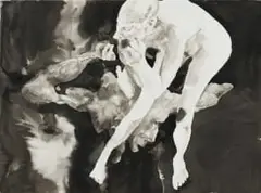 Oracle Remastered I by Minnette Vári, ink on paper, offered Apr 2023