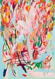 Liza Grobler, Autumn Pride, 2021, mixed media with oil on canvas