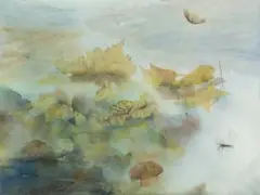 Anna Liebenberg, Float, 2022, watercolour on paper