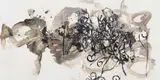 Michele Nigrini, Light Motif, 2021, mixed media on wooden canvas