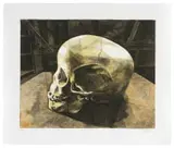 Walter Oltmann, Child Skull B, lithograph on paper