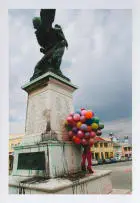 Athi-Patra Ruga, The Intervention on the Anglo-Boer Monument by FWWOA (Future White Women of Azania), 2017, digital colour print