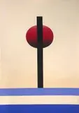 Thakor (Thakorbhai Kishorbhai) Patel, Metronome, acrylic on canvas