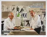Why Should I Hesitate: Putting Drawings to Work, exhibition poster III by William Kentridge, digital print on paper, sold Feb 2023