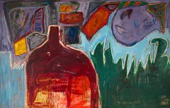 Marshall P. Baron, What have you done with Dr. Millmoss, oil on canvas