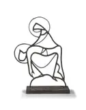 Arthur Azevedo, Mary and Jesus, steel