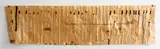 Nyakallo Maleke, Tracking II, thread, paper and chalk on craft or wrapping paper