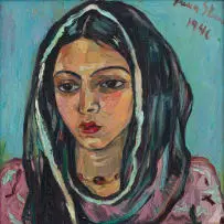 Irma Stern, Malay Woman, oil on canvas