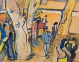 Irma Stern, Figures in a Park