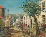 Gregoire Boonzaier, Wale Street Looking Towards St George's Cathedral