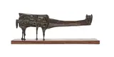 Peter Haden, Golden Calf, bronze on a wooden base