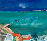 Olivia Scholnick, Baai (Bay), oil on canvas