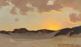 Walter Gilbert Wiles, Dune Landscape, oil on canvas