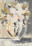 Christo Coetzee, Vase with Flowers, oil on board