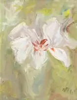 Heidi Herzog, Lelie (Lily), oil on canvas