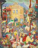 Hardy Botha, Kaapse Karnival (Cape Carnival), oil on canvas