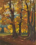 Piet van Heerden, Eike in die Herfs (Oaks in Autumn)