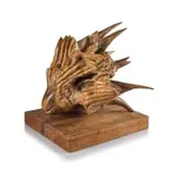 George Ramagaga, Porcupine, wood, on a wooden base