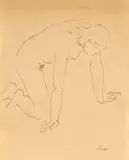 François Krige, Knielende Figuur (Kneeling Figure)