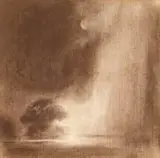 Paul Emsley, Maanlandskap in die Reën (Moonlit Landscape in the Rain)