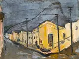 Irma Stern, Malay Quarters, oil on canvas