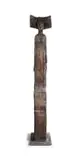 Deborah Bell, Sentinel III, bronze with a brown patina