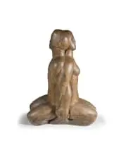 Couple by Florian Wozniak, bronze, sold Mar 2023