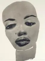 Marlene Dumas, Supermodel, lithograph on paper