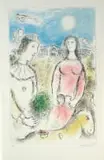 Marc Chagall, Couple at Dusk (M. 972)