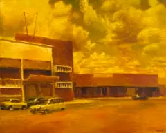Kimberley by Walter Meyer, oil on canvas, offered Mar 2023