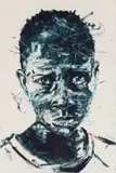 Nelson Makamo, When the Uncool Becomes too Cool, colour monotype on paper