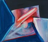 George Boys, Abstract, oil on board