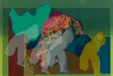 Berenice Michelow, Abstract Composition, colour screenprint on paper