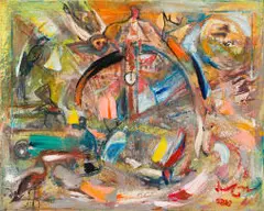 Jack Lugg, The Twelve O'clock Dream, oil on canvas