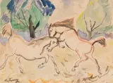 Reginald Turvey, Two Horses