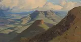 Bo op Majuba by Willem Hermanus Coetzer, oil on canvas, sold Feb 2023