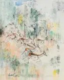 Jack Lugg, Springbok, watercolour on artist's board