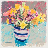 Paul Blomkamp, Flowers in a Vase