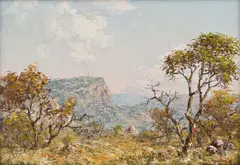 Henry Bredenkamp, Mountainous Landscape, oil on board