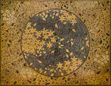Large Lustreware Tile by Esias Bosch, porcelain with lustre decoration, sold Feb 2023
