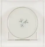 Porcelain Plate by Esias Bosch, porcelain with white glaze and cobalt decoration, offered Feb 2023
