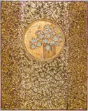 Lustreware Tile by Esias Bosch, porcelain with lustre decoration, sold Feb 2023