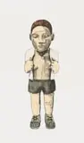 Claudette Schreuders, Show and Tell, Crying in Public Series, 2003, five colour chine collé lithograph