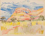 Walter Battiss, Untitled, watercolour on paper