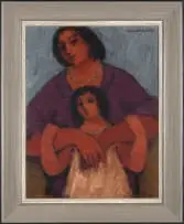 Eleanor Esmonde-White, Mother and Child, oil on canvas